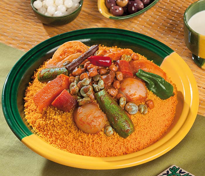 Couscous Diari vegetables and merguez